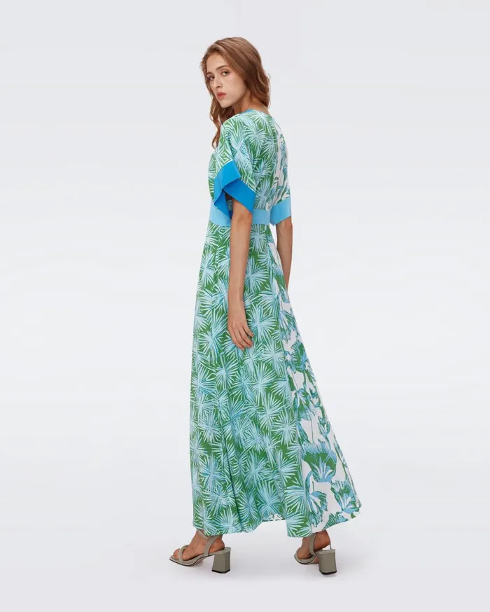 Women Sofie Dress Huge Sea Trees And Sea Holly Green DVF Dresses