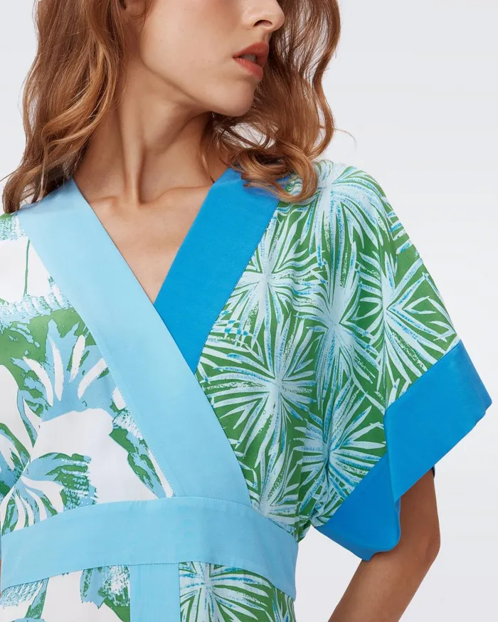 Women Sofie Dress Huge Sea Trees And Sea Holly Green DVF Dresses