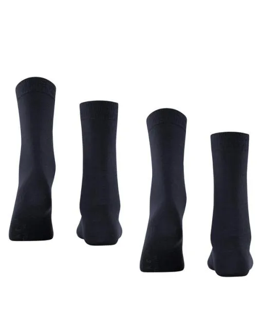 Women Softmerino 2Pack Women Socks Dark Navy FALKE Socks