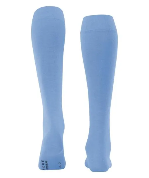 Women Softmerino Women Kneehigh Socks Arcticblue FALKE Knee High Socks