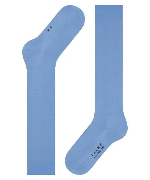 Women Softmerino Women Kneehigh Socks Arcticblue FALKE Knee High Socks