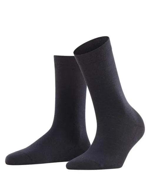 Women Softmerino Women Socks Dark Navy FALKE Socks
