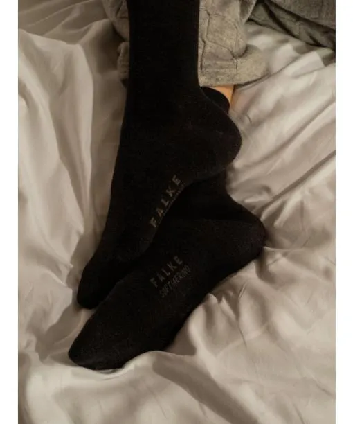 Women Softmerino Women Socks Dark Navy FALKE Socks