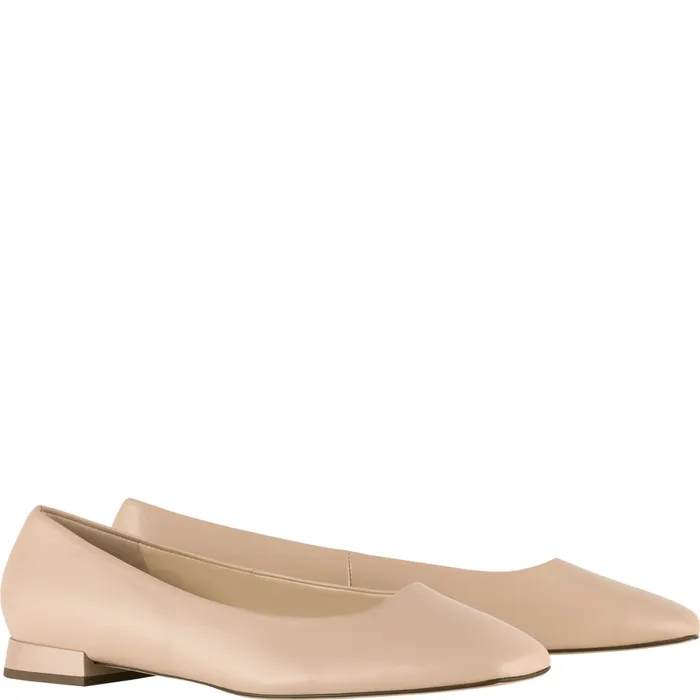 Women Squared Ballerinas Nude HGL Ballerinas