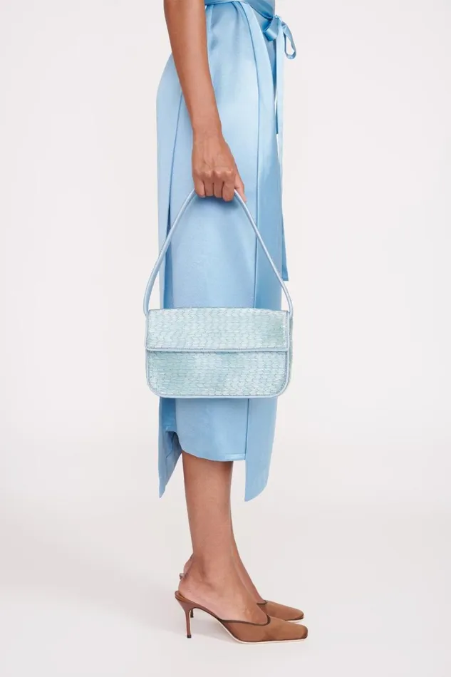 Women STAUD Beaded TOMMY BEADED BAG FRENCH BLUE Women STAUD Beaded TOMMY BEADED BAG FRENCH BLUE