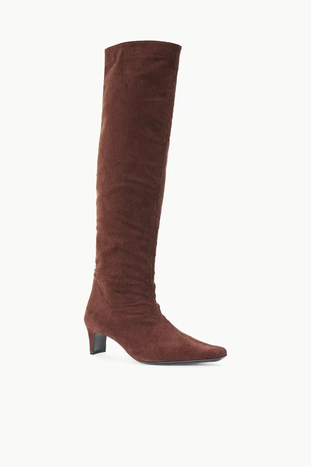 Women STAUD Boots WALLY BOOT MAHOGANY CORDUROY