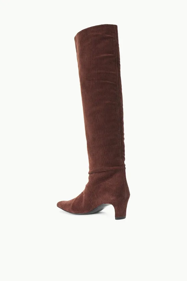 Women STAUD Boots WALLY BOOT MAHOGANY CORDUROY