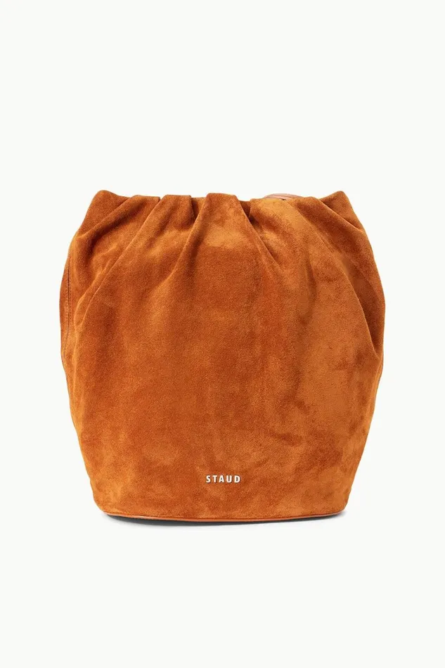 Women STAUD Bucket VALENTINA BUCKET BAG TOBACCO