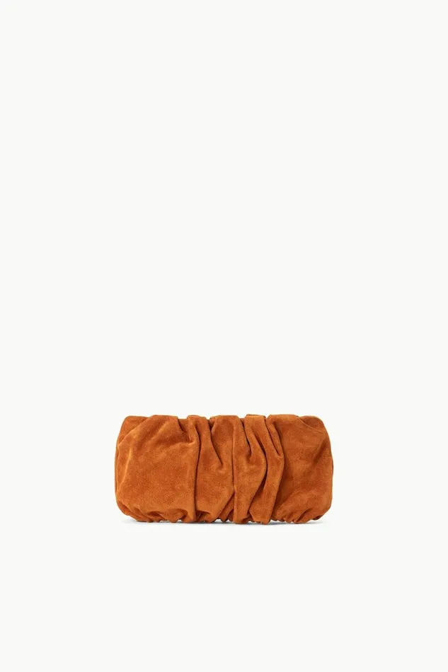 Women STAUD Clutches BEAN BAG TOBACCO