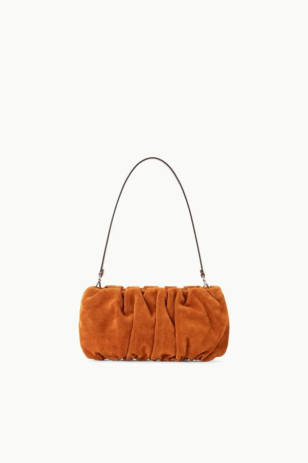 Women STAUD Clutches BEAN BAG TOBACCO