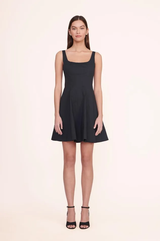 Women STAUD Dresses MINI WELLS DRESS BLACK