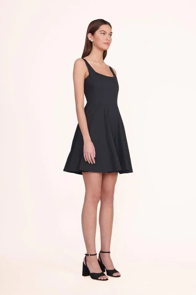 Women STAUD Dresses MINI WELLS DRESS BLACK