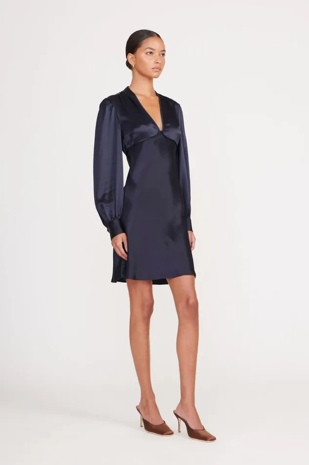Women STAUD Dresses ROSENDA DRESS NAVY Women STAUD Dresses ROSENDA DRESS NAVY
