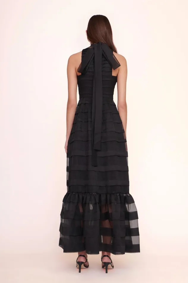 Women STAUD Dresses SPIRAL DRESS BLACK Women STAUD Dresses SPIRAL DRESS BLACK