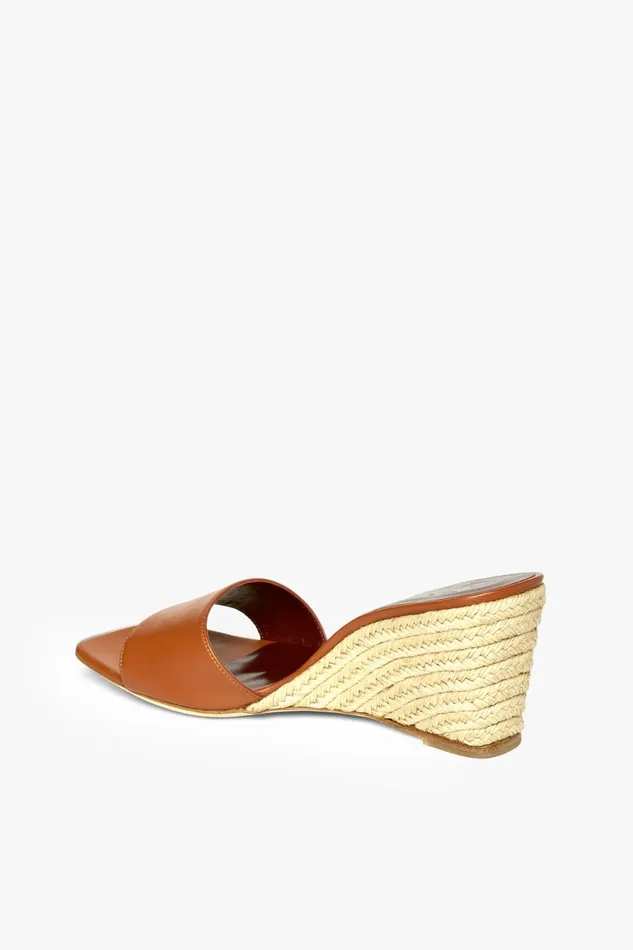 Women STAUD Heels BILLIE ESPADRILLE WEDGE NATURAL TAN