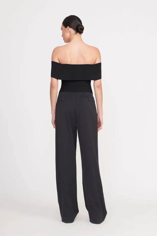 Women STAUD Knits ARTISTRY TOP BLACK
