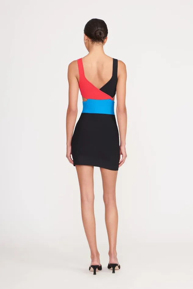 Women STAUD Knits CASSANDRA DRESS MARBLE WAVE Women STAUD Knits CASSANDRA DRESS MARBLE WAVE