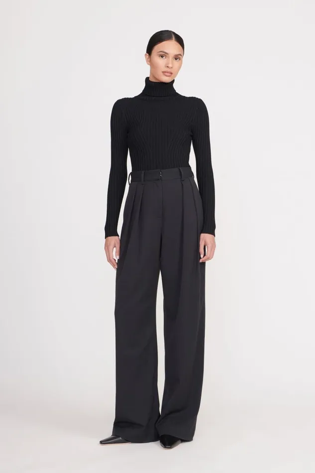Women STAUD Knits JACE TOP BLACK Women STAUD Knits JACE TOP BLACK