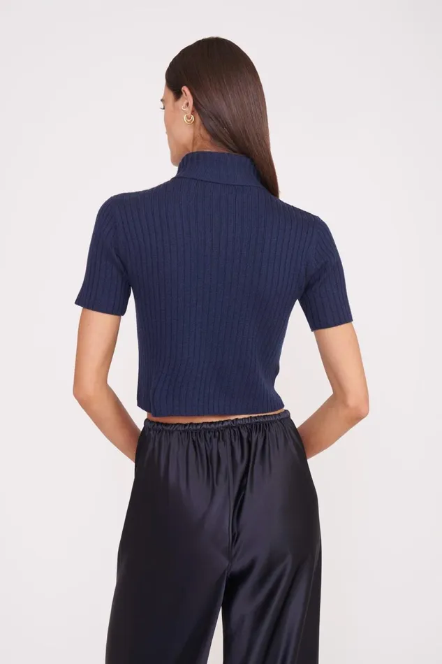 Women STAUD Knits LILOU SWEATER NAVY Women STAUD Knits LILOU SWEATER NAVY