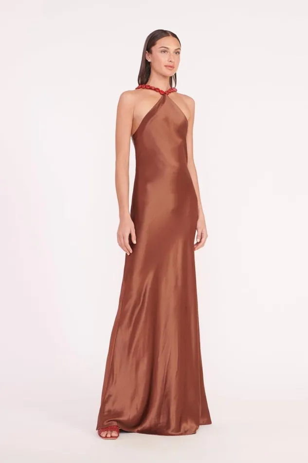 Women STAUD Occasion Dresses CADENCE DRESS CLOVE Women STAUD Occasion Dresses CADENCE DRESS CLOVE