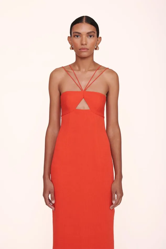 Women STAUD Occasion Dresses GIANNA DRESS PAPAYA Women STAUD Occasion Dresses GIANNA DRESS PAPAYA