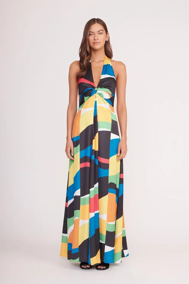 Women STAUD Occasion Dresses JENNIFER DRESS MARBLE WAVE