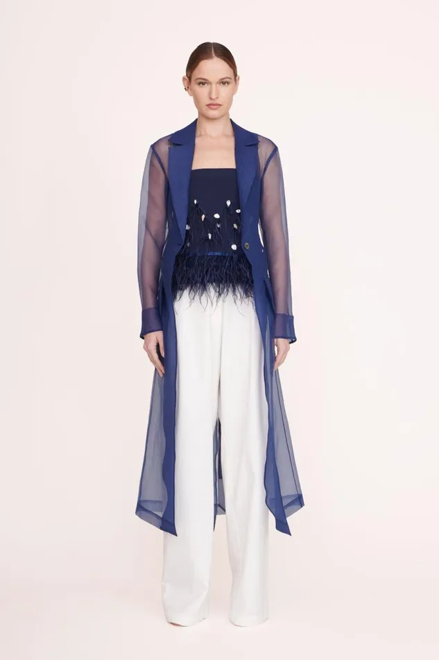 Women STAUD Occasion Dresses KRISTEN TOP NAVY