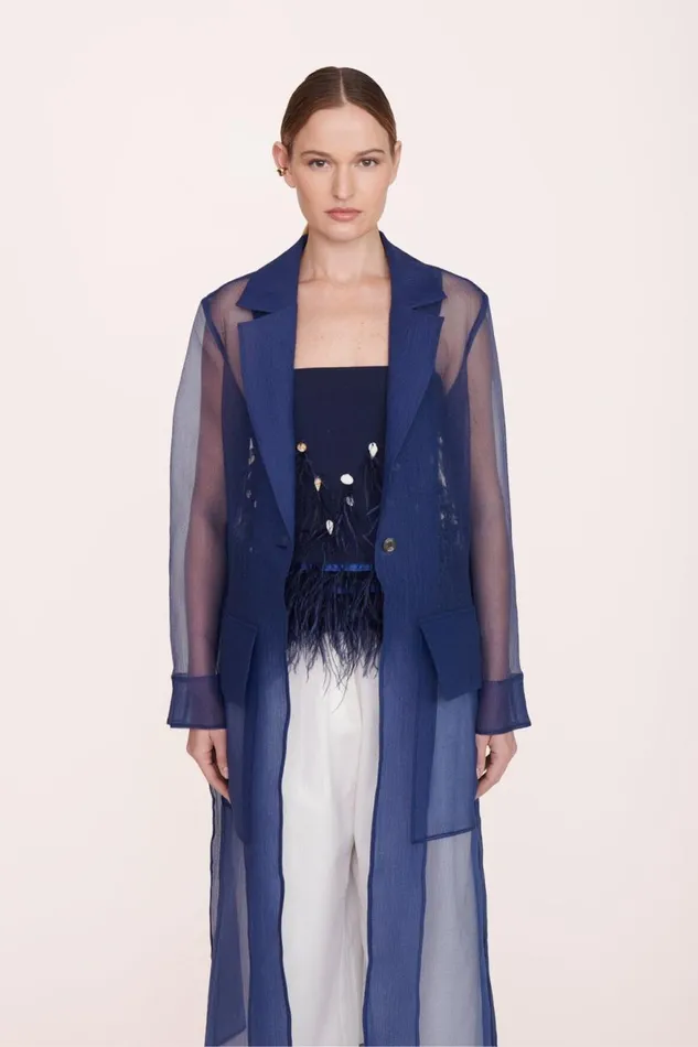 Women STAUD Occasion Dresses KRISTEN TOP NAVY