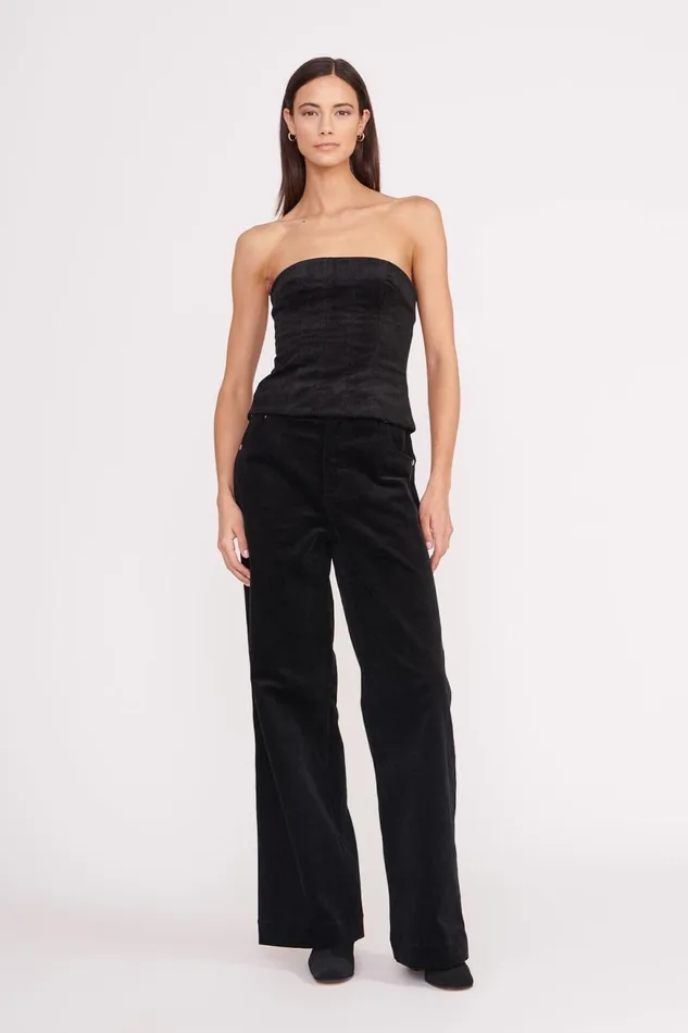 Women STAUD Pants and Shorts GRAYSON PANT BLACK