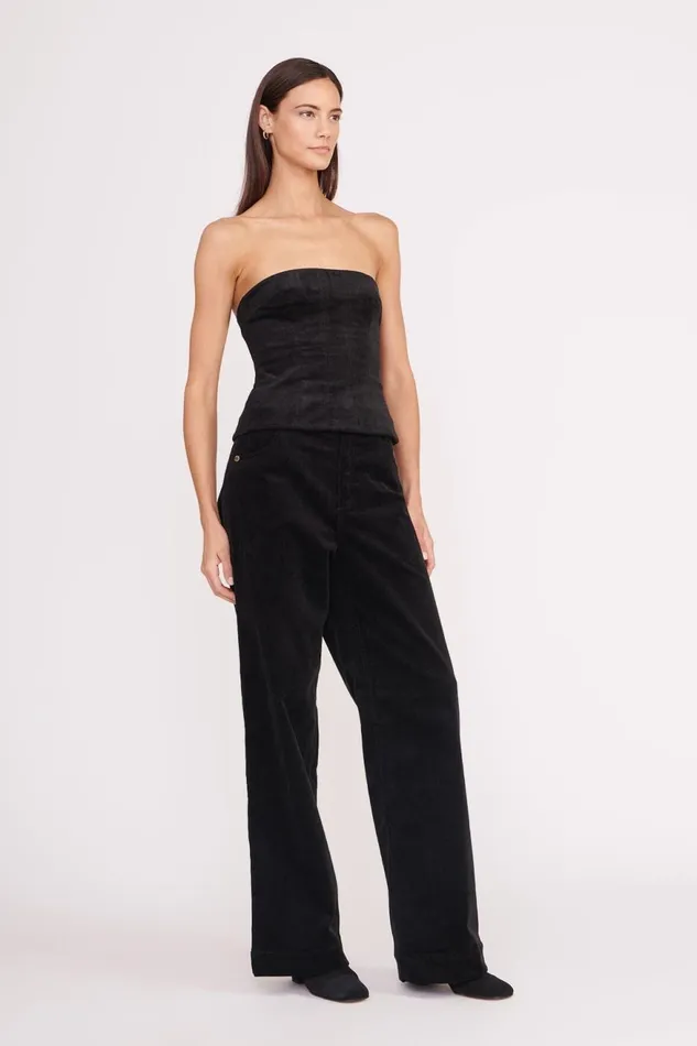 Women STAUD Pants and Shorts GRAYSON PANT BLACK