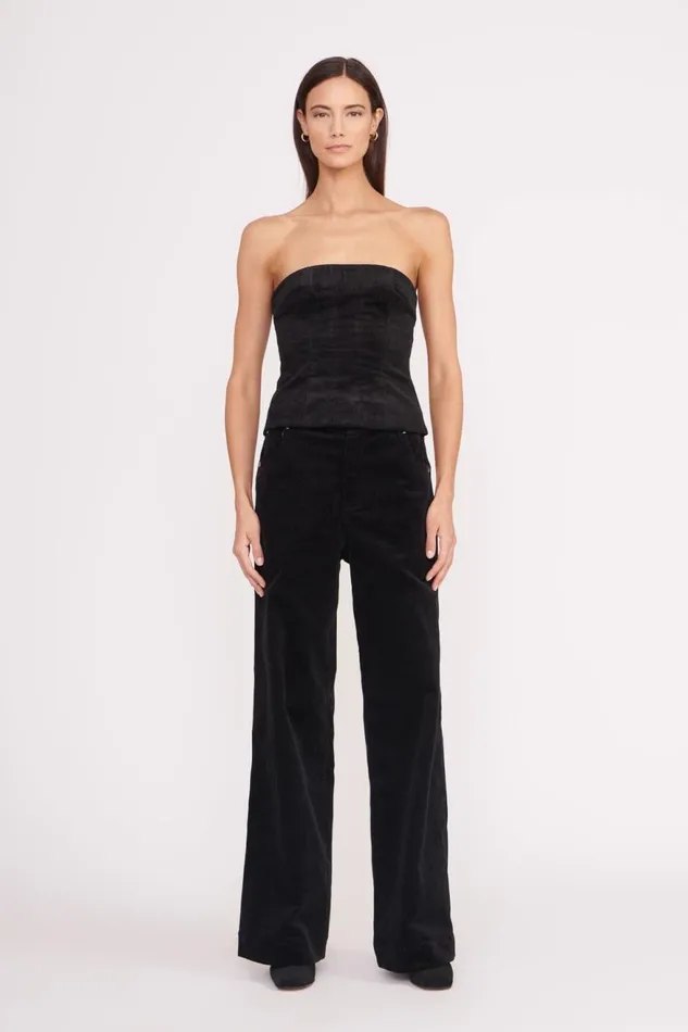 Women STAUD Pants and Shorts GRAYSON PANT BLACK