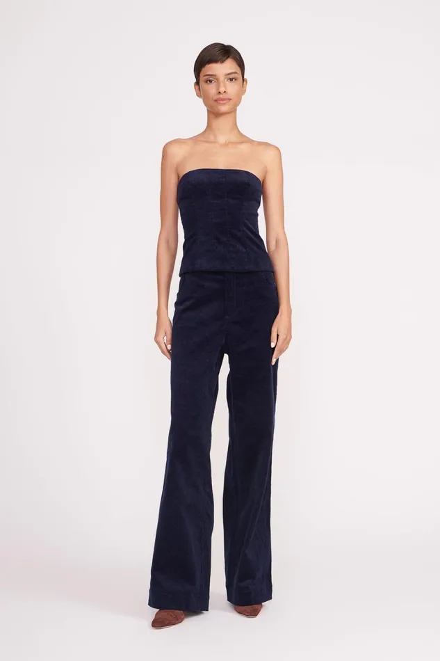 Women STAUD Pants and Shorts GRAYSON PANT NAVY