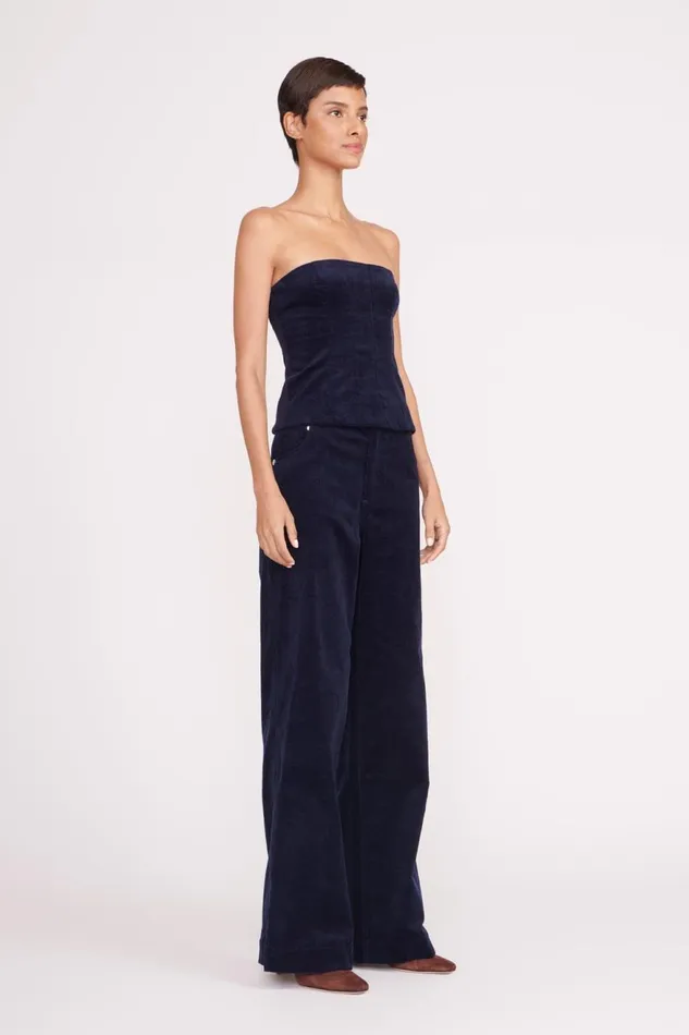 Women STAUD Pants and Shorts GRAYSON PANT NAVY
