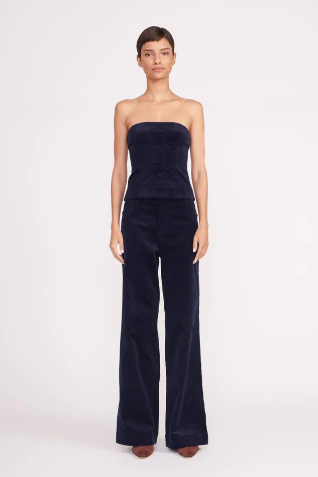 Women STAUD Pants and Shorts GRAYSON PANT NAVY