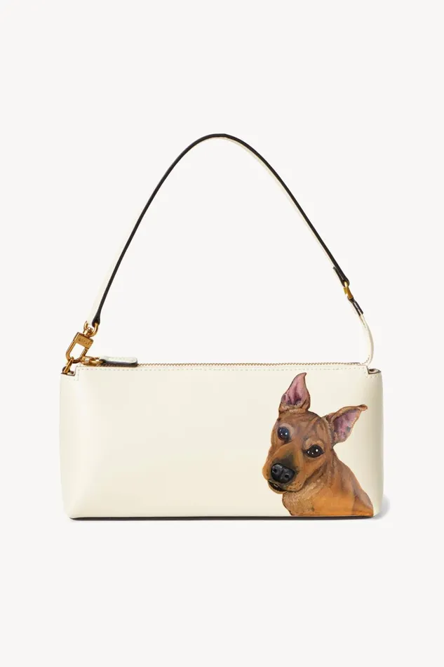 Women STAUD Pet Handbags CUSTOM KAIA BAG CREAM