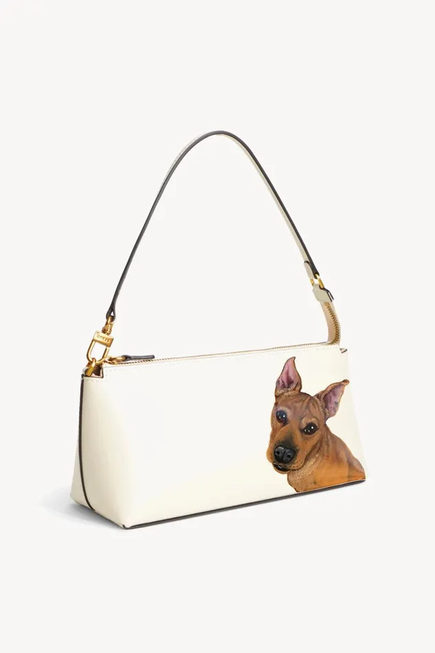 Women STAUD Pet Handbags CUSTOM KAIA BAG CREAM