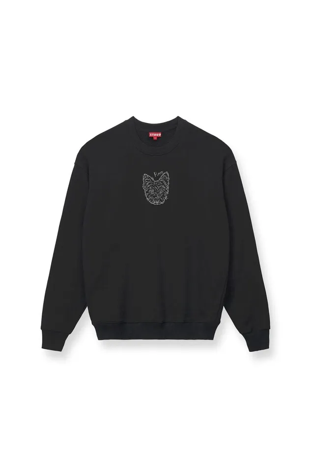Women STAUD Pet Sweats and Knits CUSTOM STAUD X CBONZ OVERSIZED SWEATSHIRT BLACK