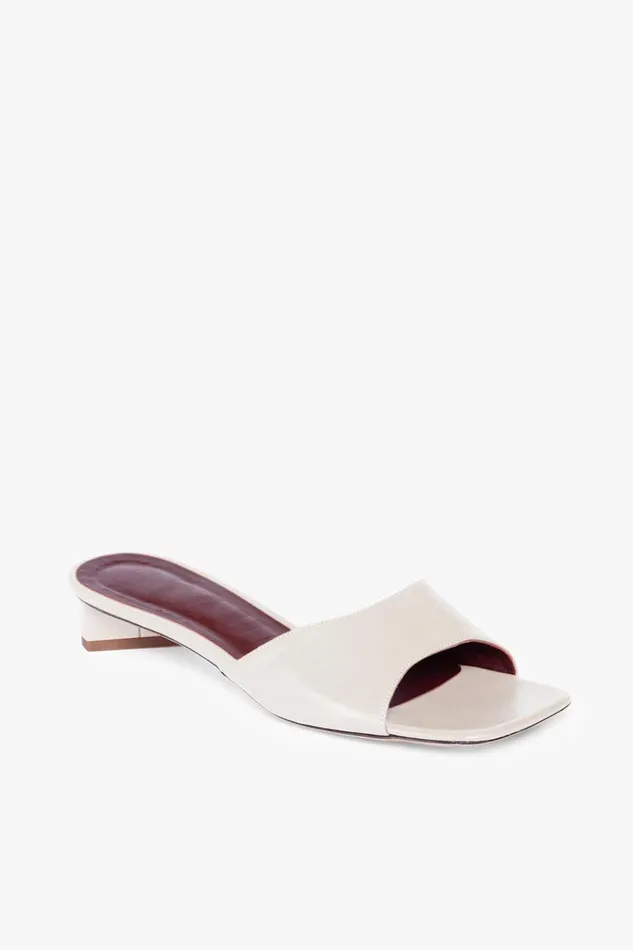 Women STAUD Sandals SIMONE MULE CREAM