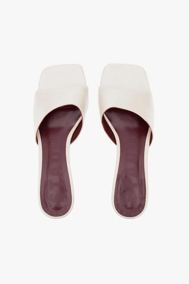 Women STAUD Sandals SIMONE MULE CREAM