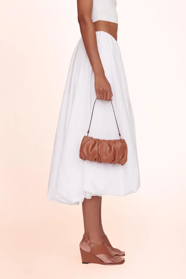 Women STAUD Shoulder BEAN BAG TAN
