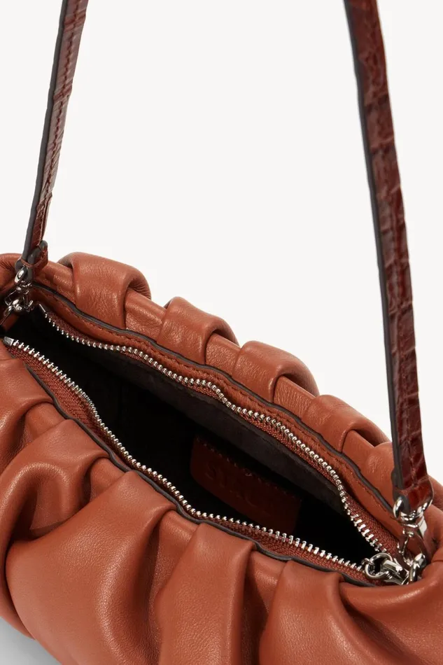 Women STAUD Shoulder BEAN BAG TAN