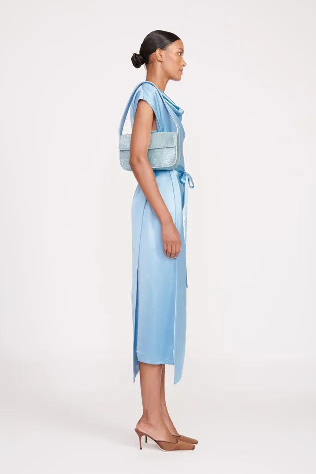 Women STAUD Shoulder TOMMY BEADED BAG FRENCH BLUE Women STAUD Shoulder TOMMY BEADED BAG FRENCH BLUE