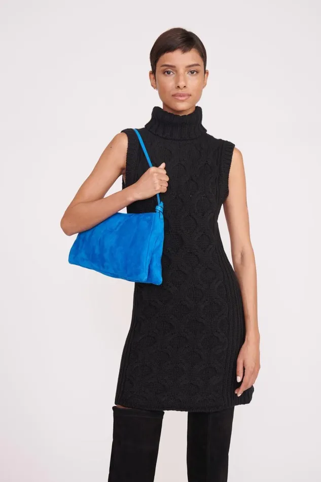 Women STAUD Shoulder VIVI SHOULDER BAG DIRECTOR BLUE SUEDE Women STAUD Shoulder VIVI SHOULDER BAG DIRECTOR BLUE SUEDE