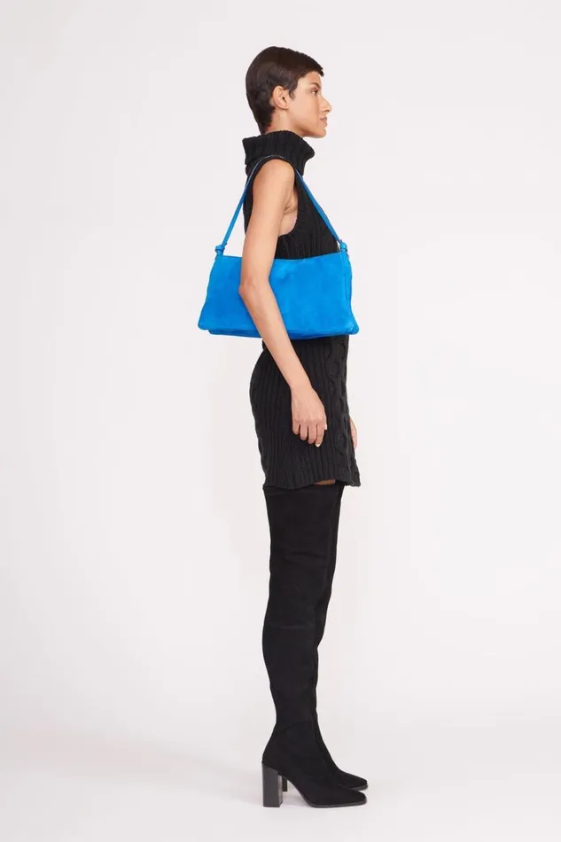 Women STAUD Shoulder VIVI SHOULDER BAG DIRECTOR BLUE SUEDE Women STAUD Shoulder VIVI SHOULDER BAG DIRECTOR BLUE SUEDE