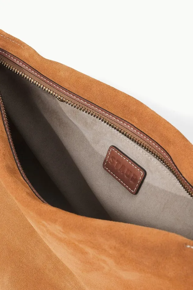 Women STAUD Shoulder VIVI SHOULDER BAG TAN SUEDE