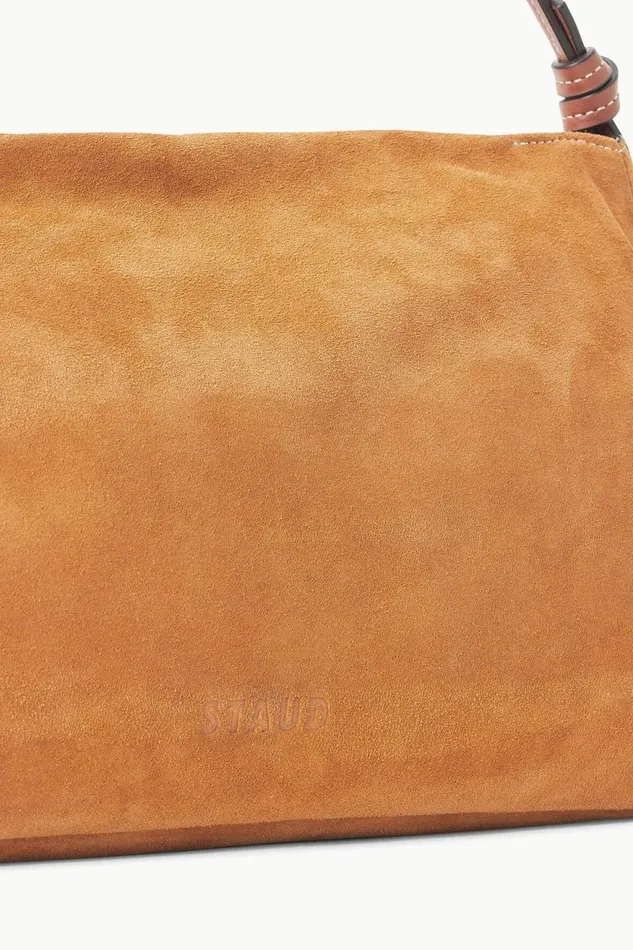 Women STAUD Shoulder VIVI SHOULDER BAG TAN SUEDE