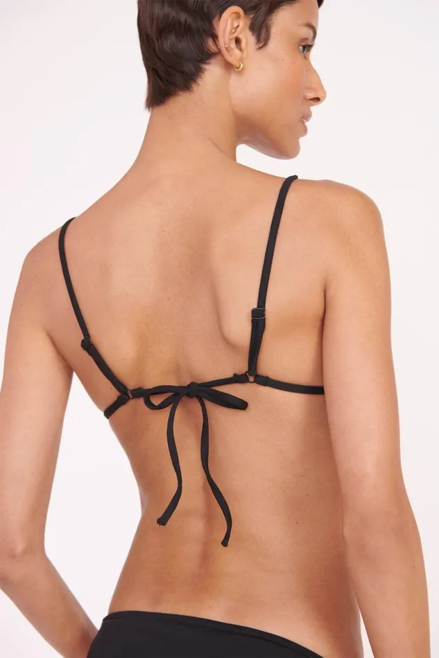 Women STAUD Swim ALEXIS TRIANGLE TOP BLACK Women STAUD Swim ALEXIS TRIANGLE TOP BLACK