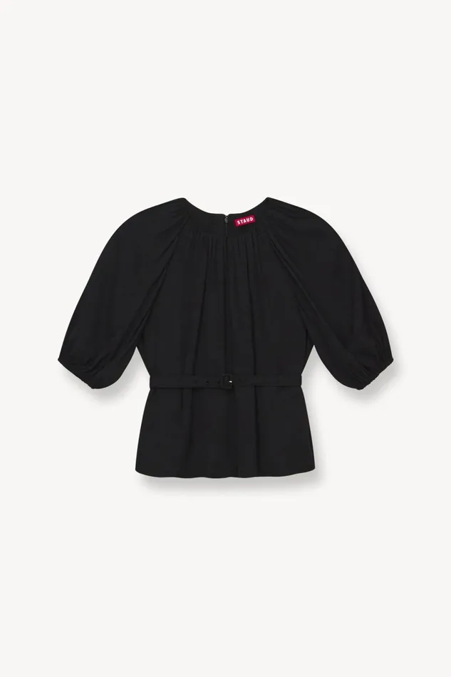 Women STAUD Tops ARLO TOP BLACK