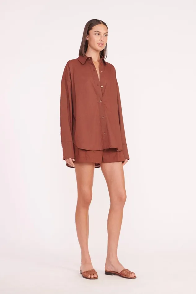 Women STAUD Tops COLTON SHIRT CLOVE Women STAUD Tops COLTON SHIRT CLOVE