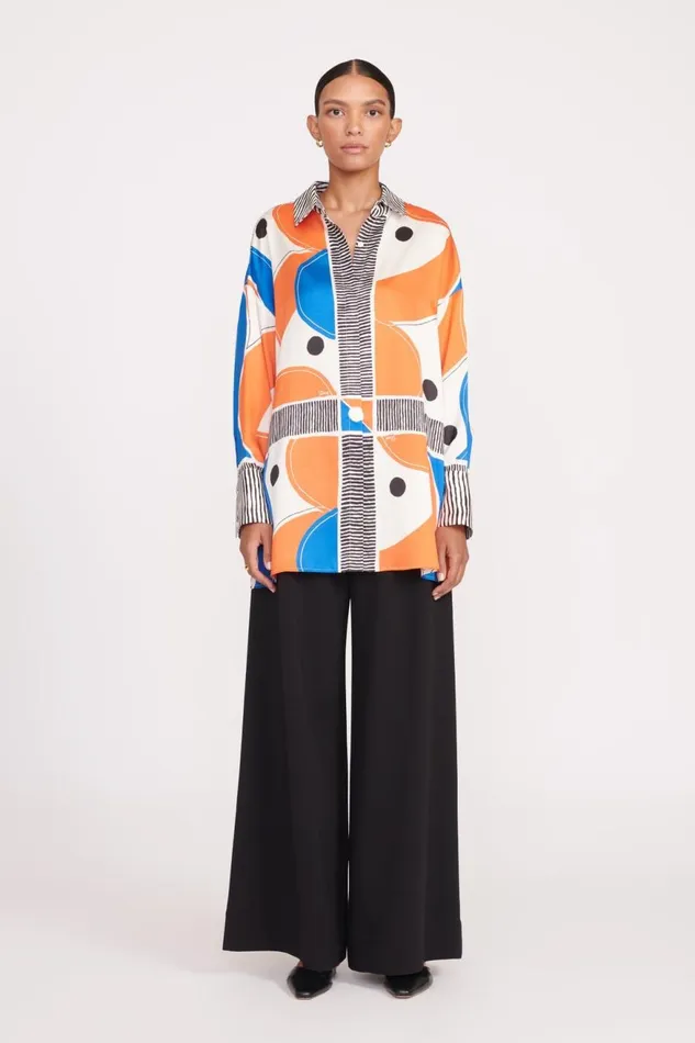 Women STAUD Tops LEWIS SHIRT MOD FOULARD Women STAUD Tops LEWIS SHIRT MOD FOULARD